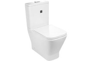 Унитаз-компакт Weltwasser WW SK Rotbach 001GL-WT безободковый, с микролифтом белый (10000003791) - 2