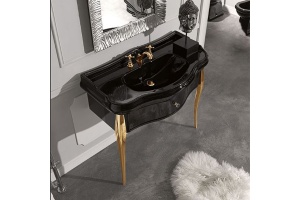 Раковина подвесная Kerasan Retro 100 черный (105004 nero*1) - 2