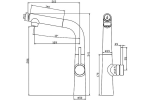 Смеситель Iddis Pure PURSBFBi05 для кухонной мойки - 3