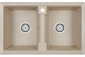 Мойка кухонная Paulmark Zwilling 81 бежевый матовый