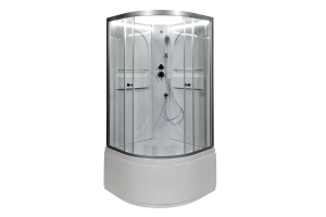 Душевая кабина Deto L 90х90 хром (L690NLED)