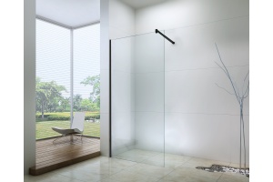 Душевая перегородка Berges Wasserhaus Sky Black 064009 90x200, профиль черный - 2