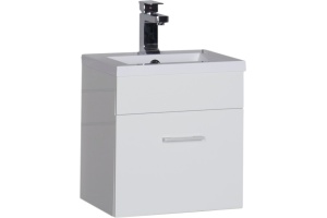 Тумба с раковиной Aquanet Нота 40 белая