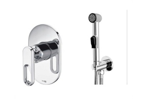 A111857 Встраиваемый комплект для биде со шлангом 120 см