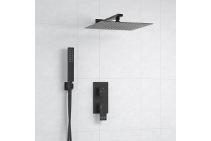 Душевой комплект WasserKraft Abens чёрный матовый - 2