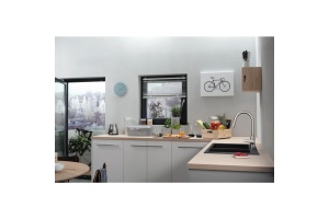 Кухонный смеситель однорычажный, 220, с вытяжным душем, 2jet Hansgrohe 71800000 - 2