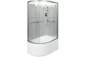 Душевая кабина Deto L 120х80 хром (L620RNLED)