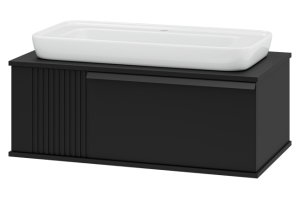 Тумба под раковину Brevita Savoy 90 черный (SAV-09090-0301Я) - 2