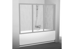 Шторка на ванну Ravak AVDP3-180 Rain, профиль сатин