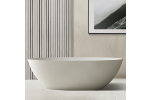 Ванна из искусственного камня Abber Stein 180х85 белый матовый