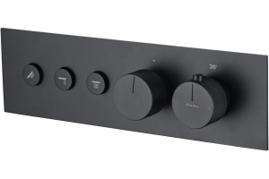 5.33003-31 LIBERTY X3 Смесит. встр., 3 выхода (Push key), Термостат, скрыт.часть, черн.мат. (296318)