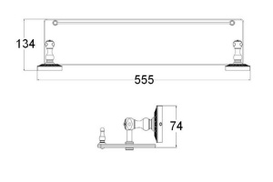 Полка Zorg Antic AZR 15 BR - 2