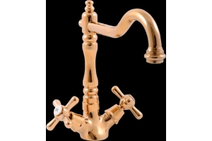 Смеситель для кухни Rav Slezak Morava retro золото