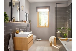 Смеситель для раковины Hansgrohe Rebris E с донным клапаном хром - 2