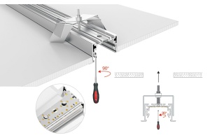 Профиль Arlight S2-LINIA55-F-2500 ANOD+OPAL 021176 - 3
