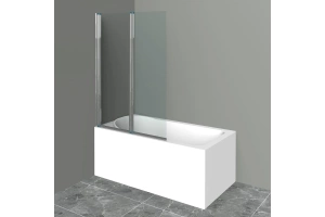 Шторка на ванну BelBagno Uno 80х150 хром (UNO-V-2-80/150-C-Cr)