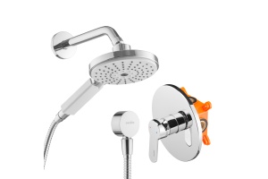 Swedbe Platta Душевой комплект с магнитным держателем со встроенным смесителем с монтаж.боксом 5530