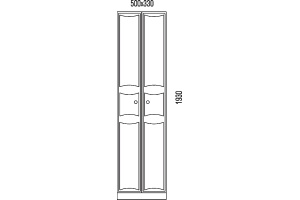 Шкаф-пенал Aqwella Барселона П5 без бельевой корзины - 2