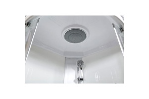 Душевая кабина Deto DM 90х90 с гидромассажем, белый (DM2090GM) - 3