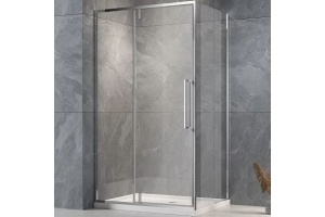 Душевой уголок Veconi Rovigo RV-034B 100х70 профиль черный (RV034-10070-01-C7)