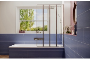 Шторка на ванну Ambassador Bath Screens 16041110R 90х140 - 3