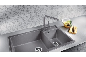 Смеситель для кухонной мойки Blanco Linus серый (516689) - 2