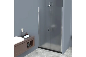 Душевая дверь BelBagno Uno 110 стекло текстурное (UNO-B-2-110-P-Cr)