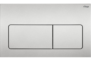 773724 Prevista Панель смыва для унитазов Visign for Life 5,  пластик, матовый хром, модель 8601.1 - 2