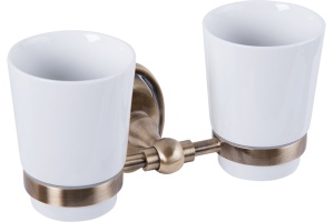 Стакан Veragio Bonjour VR.BNR-7842.BR двойной, бронза