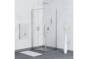 Душевой уголок RGW Stilvoll SV-42 110x90 профиль хром стекло прозрачное - 2