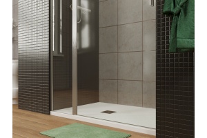 Душевая дверь Allen Brau Priority 160 профиль хром стекло прозрачное - 3