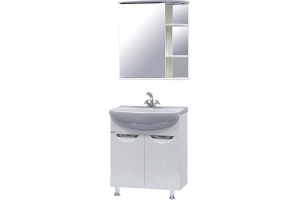 Зеркало-шкаф Misty Магнолия 60 L с подсветкой - 2