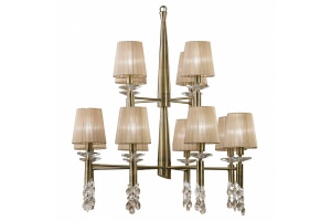 Подвесная люстра Mantra Tiffany Bronze 3870