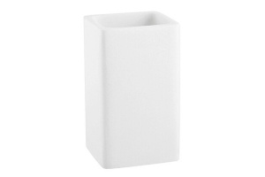 Стакан для зубных щеток Wasserkraft Oder белый матовый