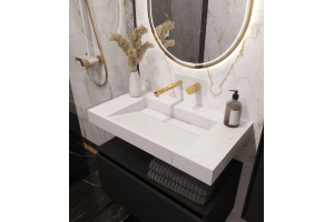 Раковина - столешница Art Flat 80 белый - 3