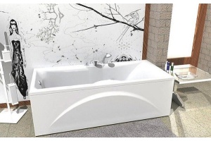 Акриловая ванна Акватек Феникс 190 слив слева, с фронтальным экраном - 3