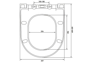 Сиденье для унитаза Berges Toma белое с системой микролифт - 3
