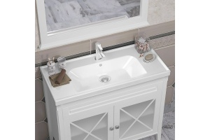 Тумба с раковиной Opadiris Палермо 100 белый матовый - 2