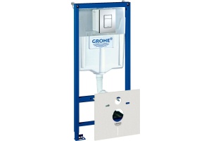 Система инсталляции для унитазов Grohe Rapid SL 38775001 4 в 1 с кнопкой смыва