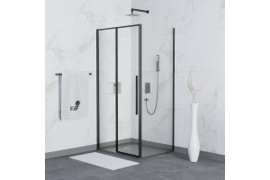 Душевой уголок RGW Stilvoll SV-42B 110x80 профиль черный стекло прозрачное - 2