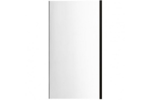 Боковая стенка Vincea EXTRA 100х200 профиль черный стекло прозрачное