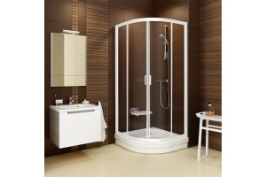 Душевой уголок Ravak BLCP4-80 Transparent, белый профиль - 2