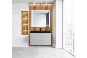 Комплект мебели BelBagno Vittoria 80 серый - 2