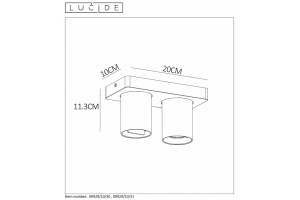 Спот Lucide Nigel 09929/10/30 - 3