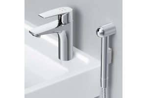 Смеситель AM.PM Gem F90A03000 для раковины, с гигиеническим душем - 3