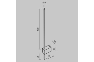 Бра Maytoni Technical Pars C070WL-L6B3K - 2