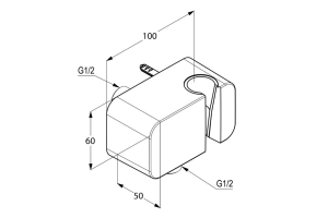 Настенный держатель Kludi A-QAs (6556005-00) - 2