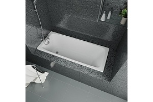 Чугунная ванна Delice Biove 170x75 DLR220509RB с черными матовыми ручками без антискользящего покрытия - 3