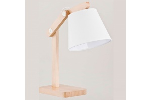 Настольная лампа декоративная Alfa Joga White 23978