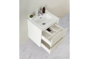 Тумба под раковину Belbagno Kraft 39 80 белый матовый - 3